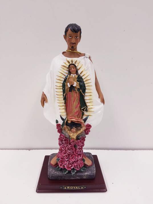 Statuette of Virgen De Guadalupe San Juan Diego image number 1