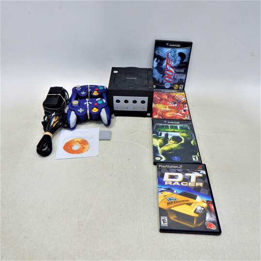 Nintendo Game Cube W/ 5 Games DT Racer image number 1