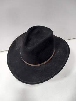 Stetson Fremont 100% Wool Black Crushable Hat-Sz L alternative image