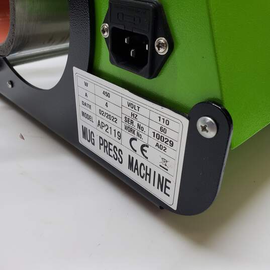 Waffles Heat Press Cup Heat Press Machine for Sublimation Tumbler, Heat Press Mug Printer Untested image number 6
