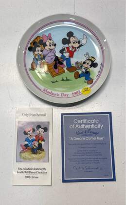 Walt Disney Collector Plates by Schmid 3 Assorted Disney Vintage 7.5" Plates alternative image