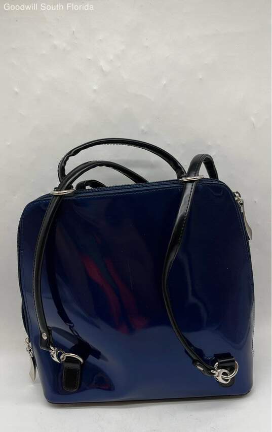 Beijo Classic Blue Purse With Tags image number 2