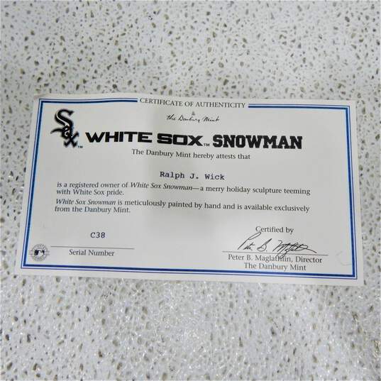 Danbury Mint White Sox Snowman image number 7