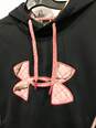Women's Black & Pink Sports Hoodie Size M image number 5