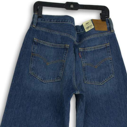NWT Levi Strauss & Co. Womens Blue Denim Baggy Dad Straight Leg Jeans Size 31 image number 3