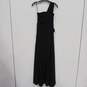 NWT Womens Black Sleeveless Asymmetrical One Shoulder Maxi Dress Size 00 image number 2