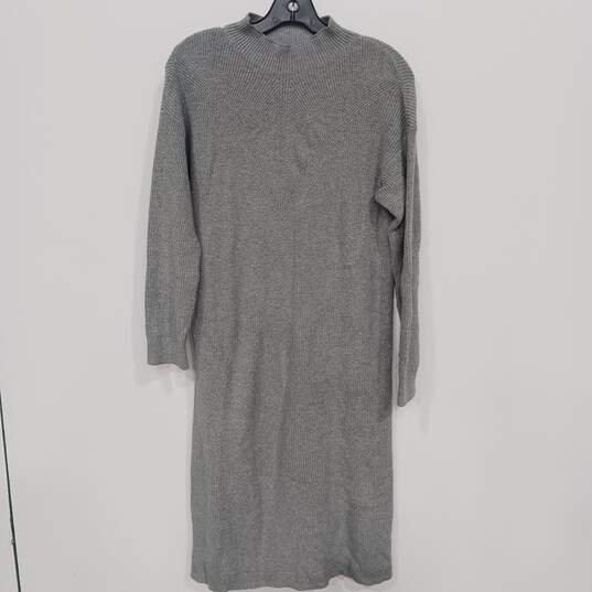 Banana Republic Women's Gray Cotton Blend Sweater Dress  Size M image number 1