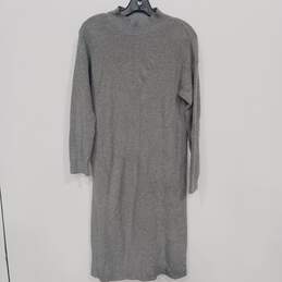 Banana Republic Women's Gray Cotton Blend Sweater Dress  Size M