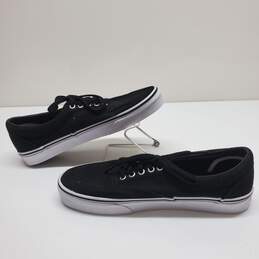 Vans Unisex Black Sneaker Shoes Size 8.5m/10w