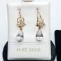 14K Gold Diamond & Cubic Zirconia Earring Bundle 3pcs 2.6g image number 4