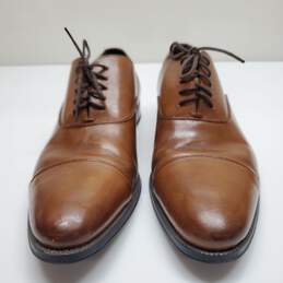 Stacy Adams Men's Kordell Cognac Oxford Cap Toe Leather Dress Shoes Size 11M alternative image