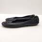 Tory Burch Leather Claire Ballet Flats Black 8.5 image number 2