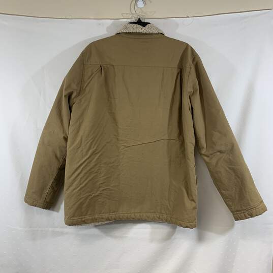 Men's Tan VANS Fleece-Lined Jacket, Sz. L image number 2