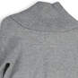 Womens Gray Regular Fit Long Sleeve Turtleneck Pullover Sweater Size XS image number 4