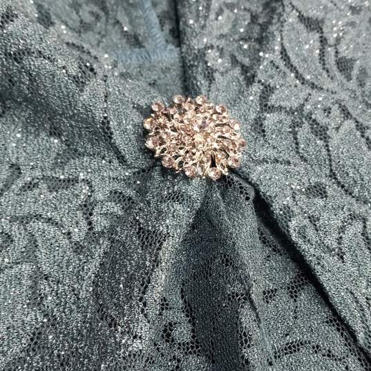 David's Bridal Glitter Lace Jacket Size 8 - NWT image number 5