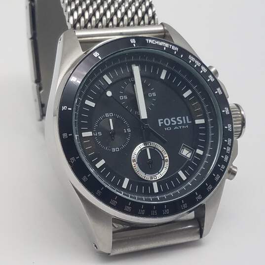 Fossil 41mm Case 10ATM Tachymeter Chronograph  Men's Quartz Watch image number 1