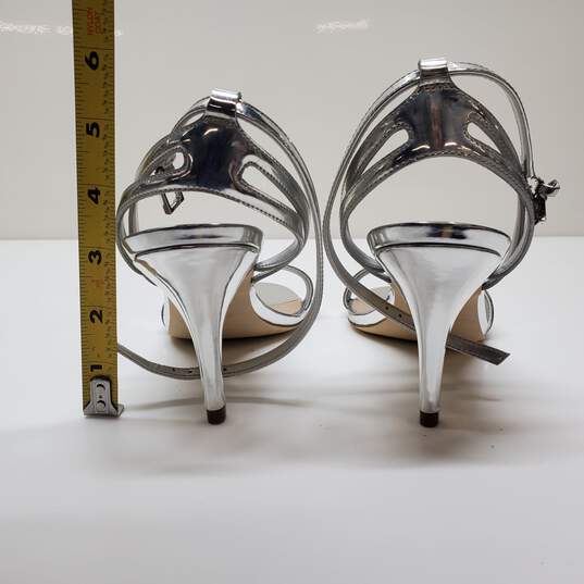 ALDO Kat Patent Ankle Strap Dress Sandals Sz 8.5B image number 4