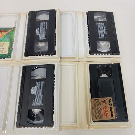 Vintage Bundle of Nine Assorted Disney Animation VHS Tapes image number 5