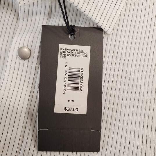 Armani Exchange Men White Button Up M NWT image number 5