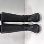 Women's Black Leather Boots Size 7 image number 1