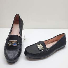 Kate Spade Carmen Black Leather Flats/Driving Moccasins Women's Sz 8.5B