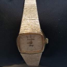 Wittnauer Swiss Rare Vintage 19mm Gold Tone Lady's Quartz Watch