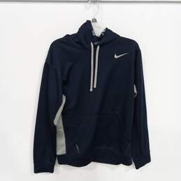 Nike Men's Blue/Gray Therma-Fit Hoodie Size M