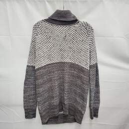 Prana WM's Organic Cotton Knit Gray Tone Abelle Turtleneck Sweater Size SM alternative image
