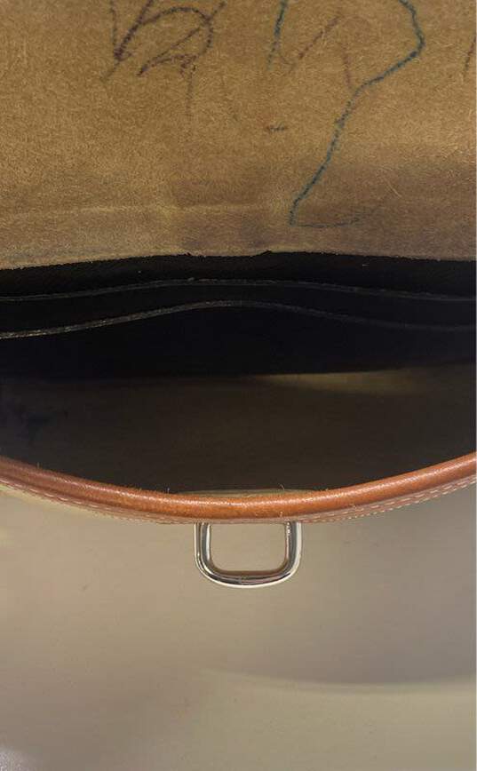 Dooney & Bourke Ivory Leather Crossbody Bag image number 4