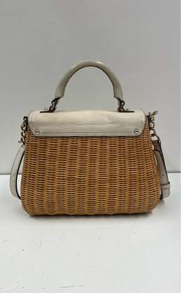 Kate Spade Wicker Straw Basket Satchel Bag alternative image