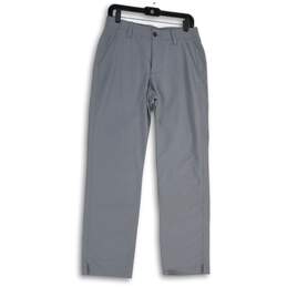 NWT Under Armour Womens Gray Slash Pocket Straight Leg Dress Pants Size 30/30