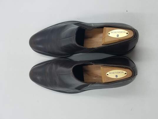 BOSS Brown Gusset Loafers M 10.5 COA image number 6