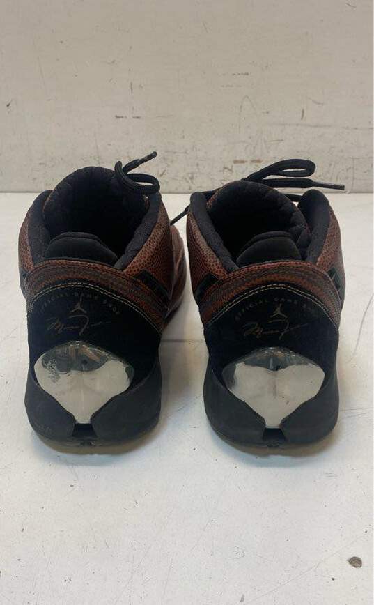 Nike Air Jordan 22 Basketball Leather Brown, Black Sneakers 316238-002 Size 9.5 image number 4