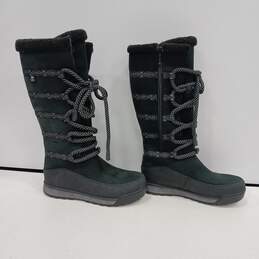 Pendleton Women's PWF19E01-001-9 Black Suede Tall Boots Size 9 alternative image