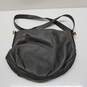 AUTHENTICATED Marc by Marc Jacobs Gray Leather Foldover Crossbody Bag image number 3