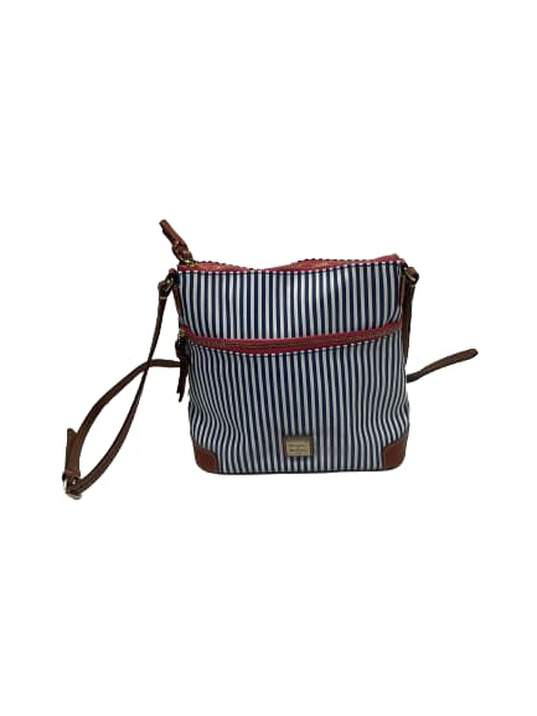 Blue and White Stripes Handbag image number 1
