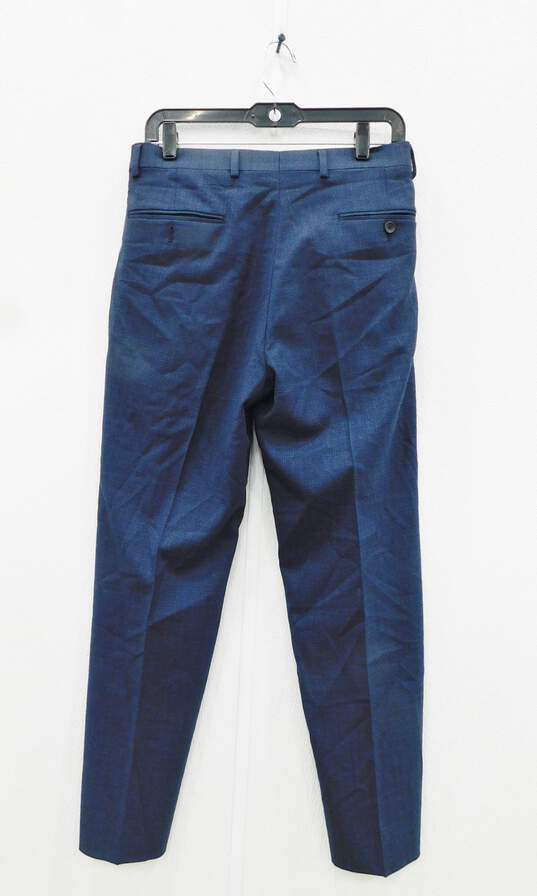 Awareness Kenneth Cole Men's Wool Navy Blue Color Trousers Size 30 Waist image number 2