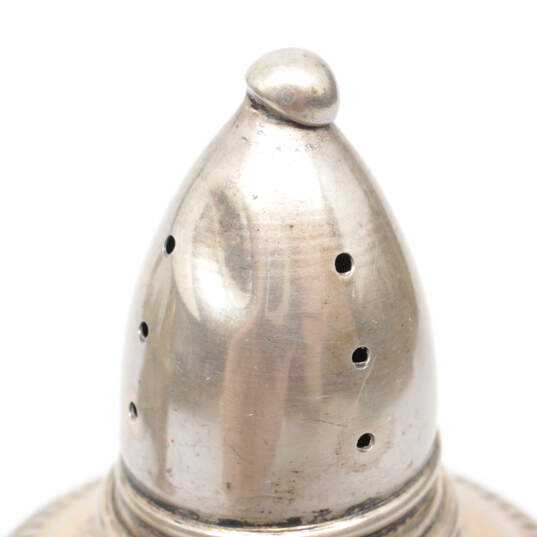 Vintage Crown Weighted Sterling Silver Salt & Pepper Shakers image number 4