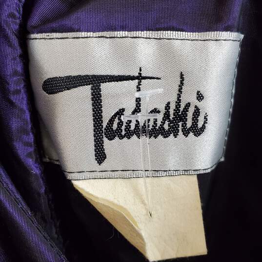 Tadashi Women Purple Taffeta Cocktail Dress S image number 3