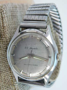 Vintage Bulova Self-Winding 23 Jewels Silver Tone Men's Dress Watch 50.3g