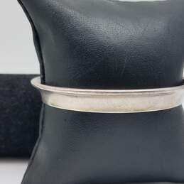 Georg Jenson Denmark Sterling Silver Modernist Concave 142A 2 1/2" Bracelet alternative image
