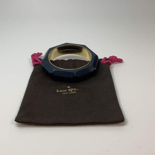 Designer Kate Spade Gold-Tone Octagonal Bangle Bracelet With Dust Bag image number 4