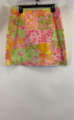Lilly Pulitzer Women's Multicolor Printed Skirt- Sz 14
