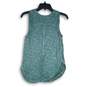 Free People Womens Green Mesh Lace Burnout Sleeveless Tank Top Size XS image number 2