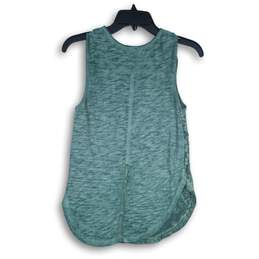 Free People Womens Green Mesh Lace Burnout Sleeveless Tank Top Size XS alternative image