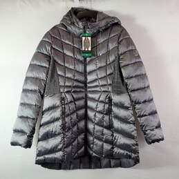 Bernardo Women Grey Puffer Jacket XL NWT