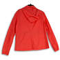 Womens Pink Long Sleeve Hooded Drawstring Activewear Full-Zip Jacket Sz XL image number 2