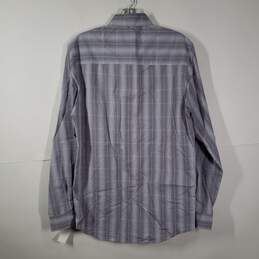 Mens Checks Slim Fit Long Sleeve Collared Dress Shirt Size 15 1/2 34-35 alternative image