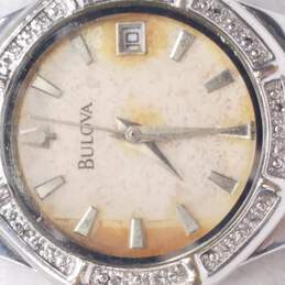 Bulova 9R102 16 Diamond 27mm Stainless Steel Watch alternative image