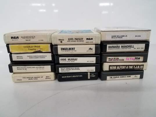 #2 15 VTG Mixed Lot of 8-Track Tapes Untested P/R image number 1